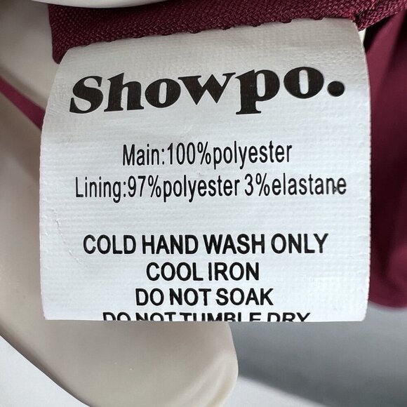 Showpo Women 6 Floral Mini Chiffon Cutout Dress Long Puff Sleeve Sweetheart Neck - Picture 15 of 16